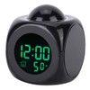 VIFERR Electronic Projection Alarm Clock LCD Digital Clock Bedside Clock