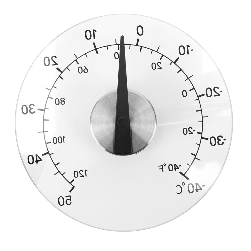 Outdoor Thermometer Adhesive Transparent Window Door Greenhouse Temperature Monitor Tester