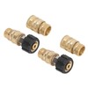 8pcs Pressure Washer Adapter Set Quick Coupler Fittings Metal Quick