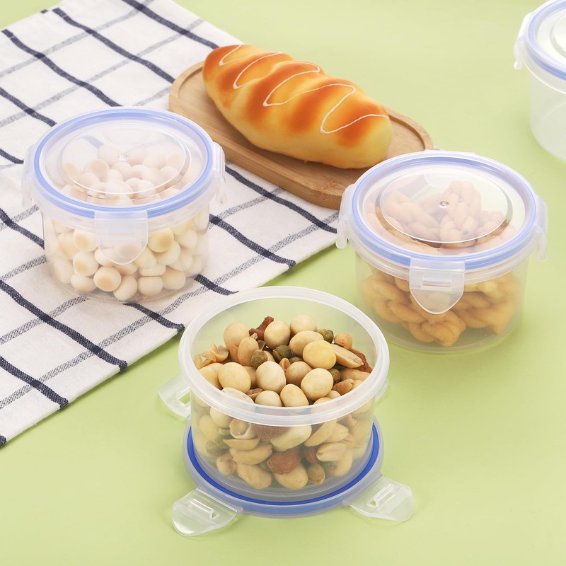 Kssvzz Pack of 6 300 ml Food Storage Containers with