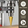 3pcs HSS Step Drill Bits Set, Titanium Step Drill Bits,