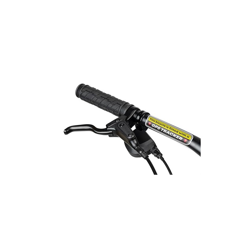 3 x Bike Fitted with GPS Tracker Vinyl Stickers -