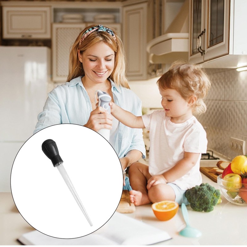 2 Large Droppers, 2 Cleaning Brushes, Turkey Dropper, Chicken Cooking