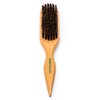 GranNaturals Boar Bristle Slick Back Hair Brush for Sleek Ponytail