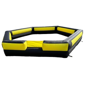 16.4FT Spacious Inflatable Gaga Ball Pit, Built-in Blower, Portable & Ideal for Indoor/Outdoor School & Family Fun - Effortless Setup