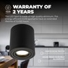 Ledvion - LED surface-mounted spotlights, round, dimmable, 5 W, 2700
