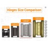 5" Double Action Spring Hinge Saloon Door Hinge | Cafe