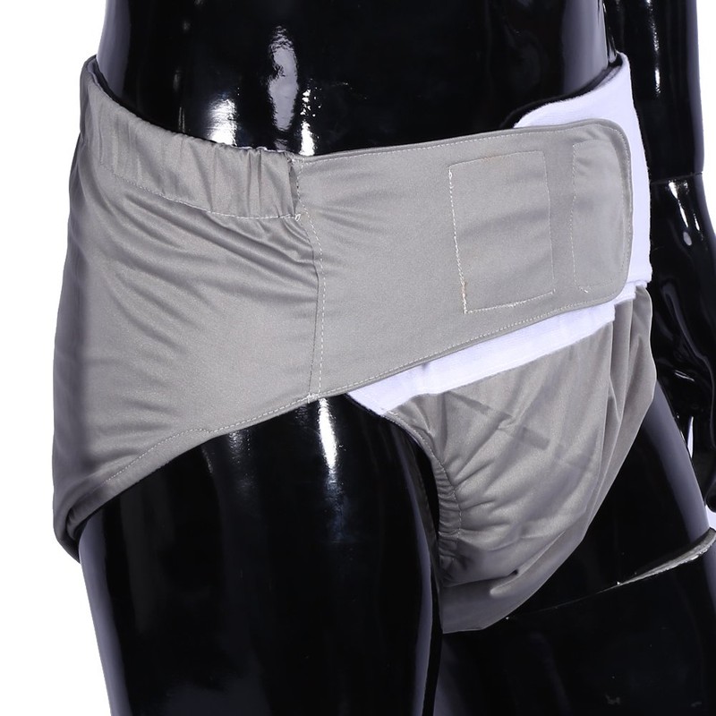 Cloth Nappies Adult - Washable Incontinence Nappy, Grey