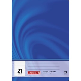 Brunnen 104442102 Exercise Book A4 Lined Glasses (32 Sheets Line Style 21)