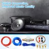 Ftrule Car Amplifier Cable Set Connection Set, 10GA Subwoofer Cable