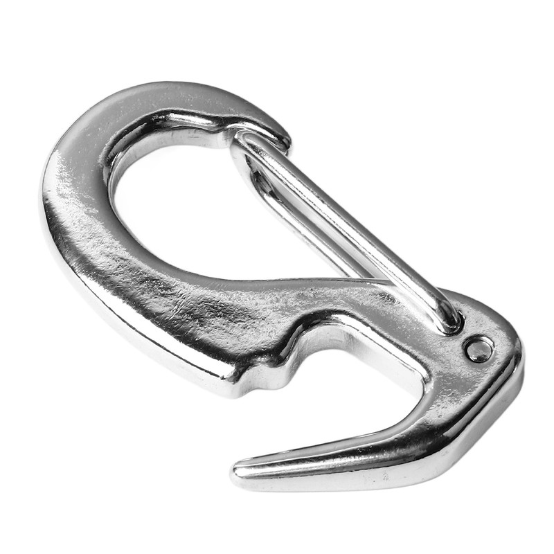 2 Pcs Stainless Steel Spring Hook 65mm Rust Prevention Spring