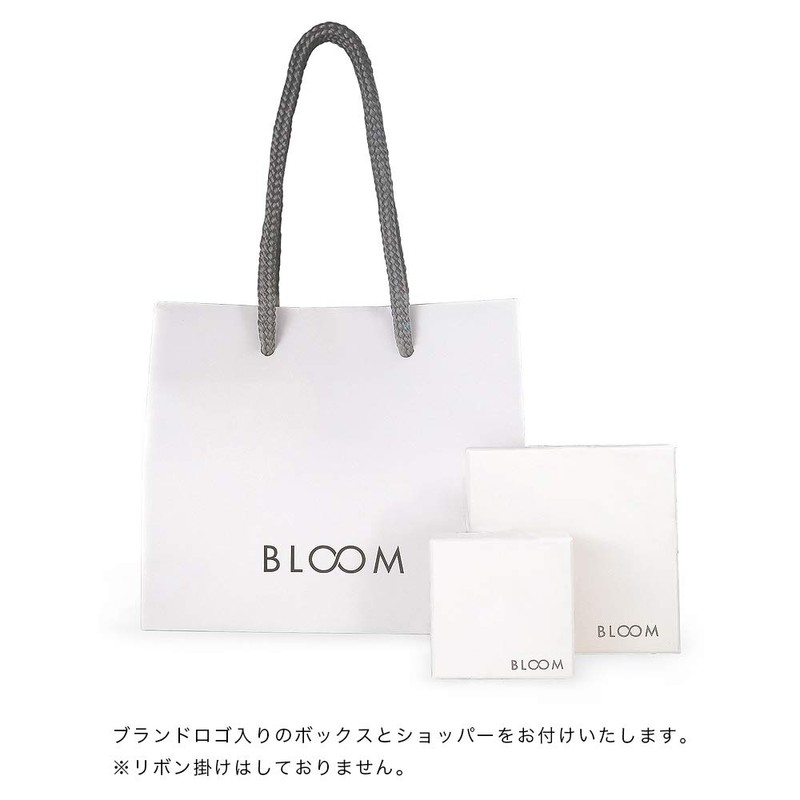 Bloom AGPP10013940 Diamond Necklace K10 Pink Gold, Small, Rose Gold,