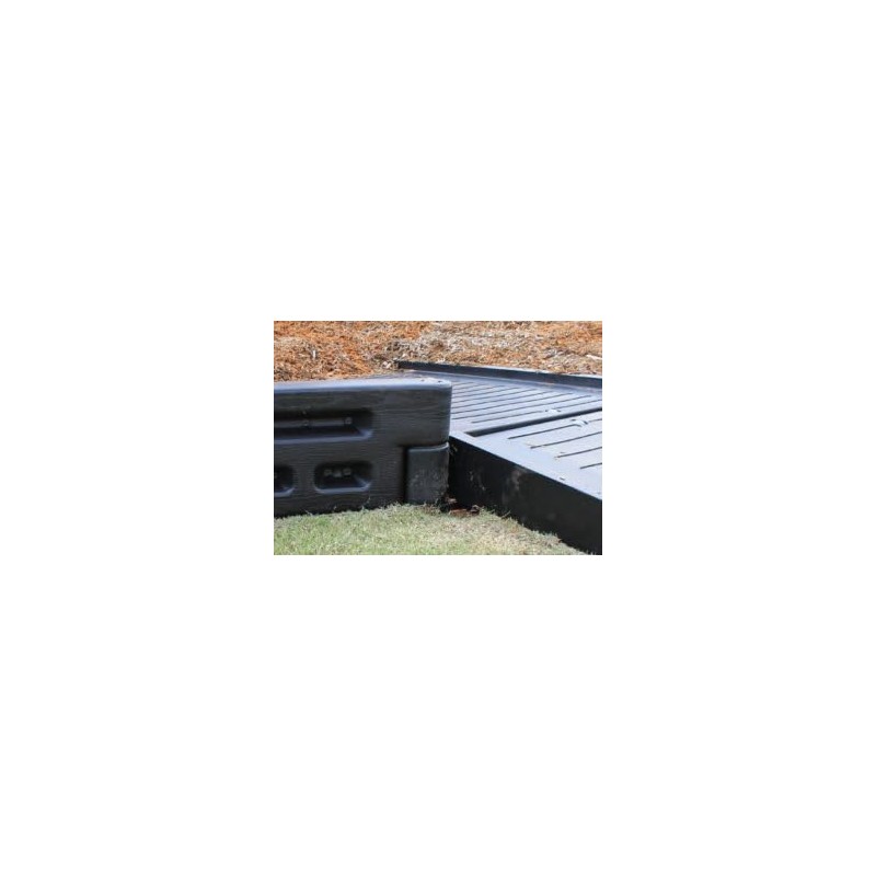 Playsafer End Cap for 12" Plastic Playground Border with Spike