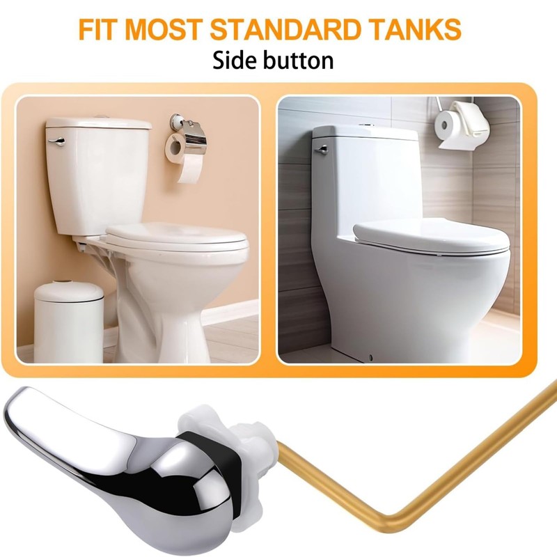 ANIS·KEAAR Universal Toilet Handle Replacement Kit | Brass Thickened Linkage