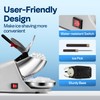 VIVOHOME Electric Ice Crusher Shaver 4 Blades Snow Cone Maker
