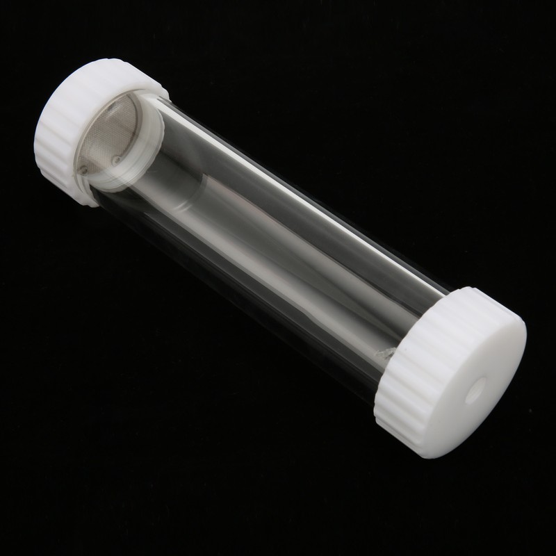 Water Cooling Transparent Cylindrical Tank 60mm Outside Diameter Rapid Cooling