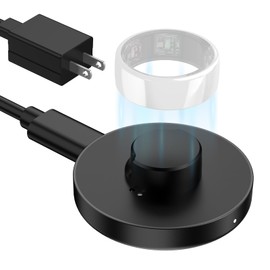 Underhub Compatible with Oura Ring Gen 3 (Size11) Charger Fast Charging Dock with Infrared Sensing, Auto Stop Protection, Indicator, Non-Slip Base, Charger for Smart Ring Includes 59 Inch USB-C Cable