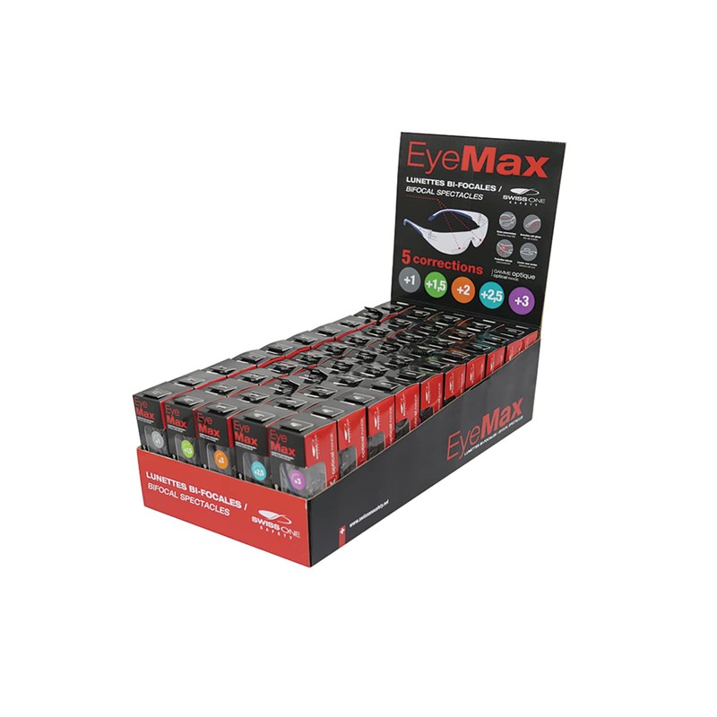 JSP Eyemax Clear Anti-Scratch/Anti-Fog +2.5 Correction Lens (1EYE23C2.5)