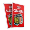 Dry Cleaners (2-Pack) 24" x 36" Plastic Signs | Sign