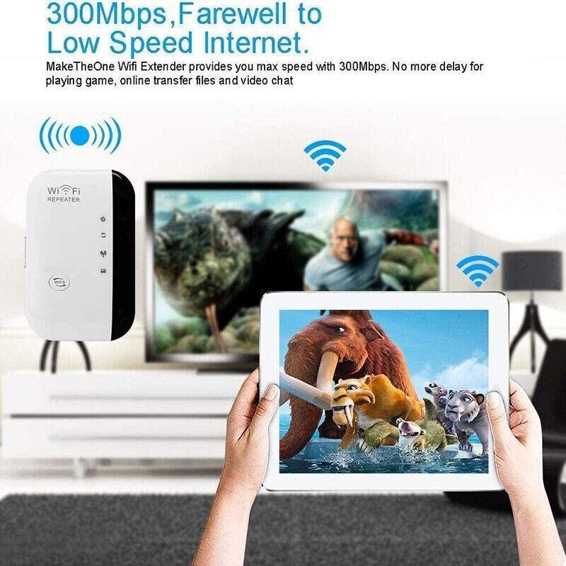 AIMALL 300 Mbps WiFi Extender Repeater Range Booster Wireless-N 802.11
