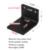 heneng 4 Pcs L Shaped Angle Bracket, 3" x 2-3/8"