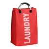 Premier Housewares Laundry Bag with Handle - Red