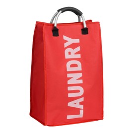 Premier Housewares Laundry Bag with Handle - Red