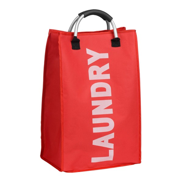 Premier Housewares Laundry Bag with Handle - Red