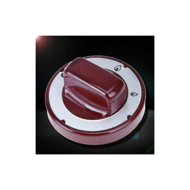 LC Tandoor Knob Red Shahi Shaan Tandoori 70mm Round Black