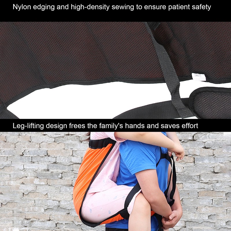 Patient Lift Sling Carrier Transferring Belt Stairs Wheelchair Lift Sling