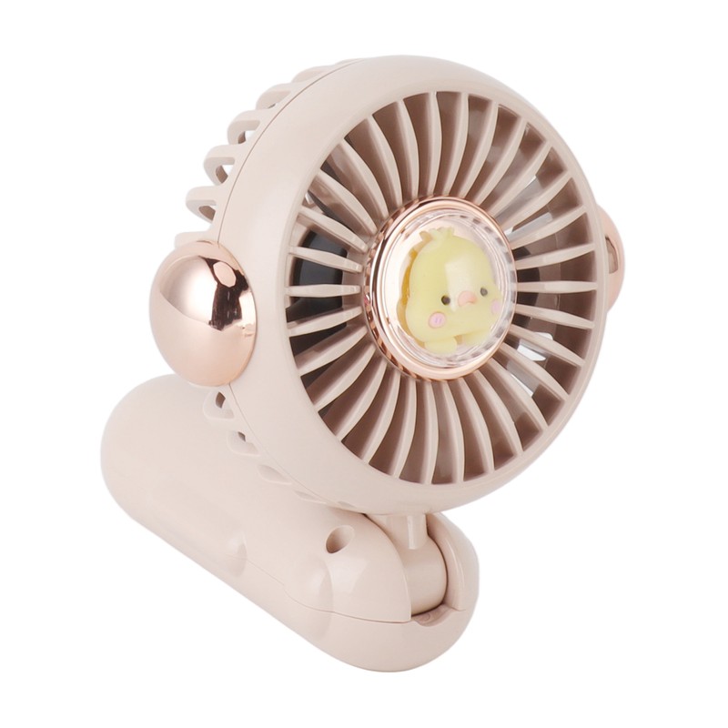 Foldable Mini Fan Cute Lightweight 900mAh Adjustable Low Noise Handheld