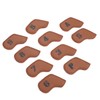 10PCS Golf Head Protective Covers Waterproof PU Material Golf Putter