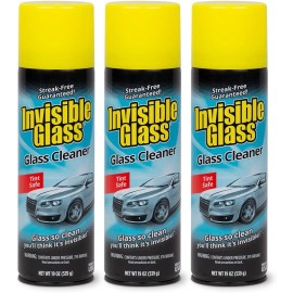 Stoner Inc. Invisible Glass Premium Window Cleaner, 19oz (3-Pack) – Streak-Free, Ammonia-Fre