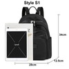 GFM® Waterproof Womens Nylon Backpack Rucksack - Holidays, Travel, Casual