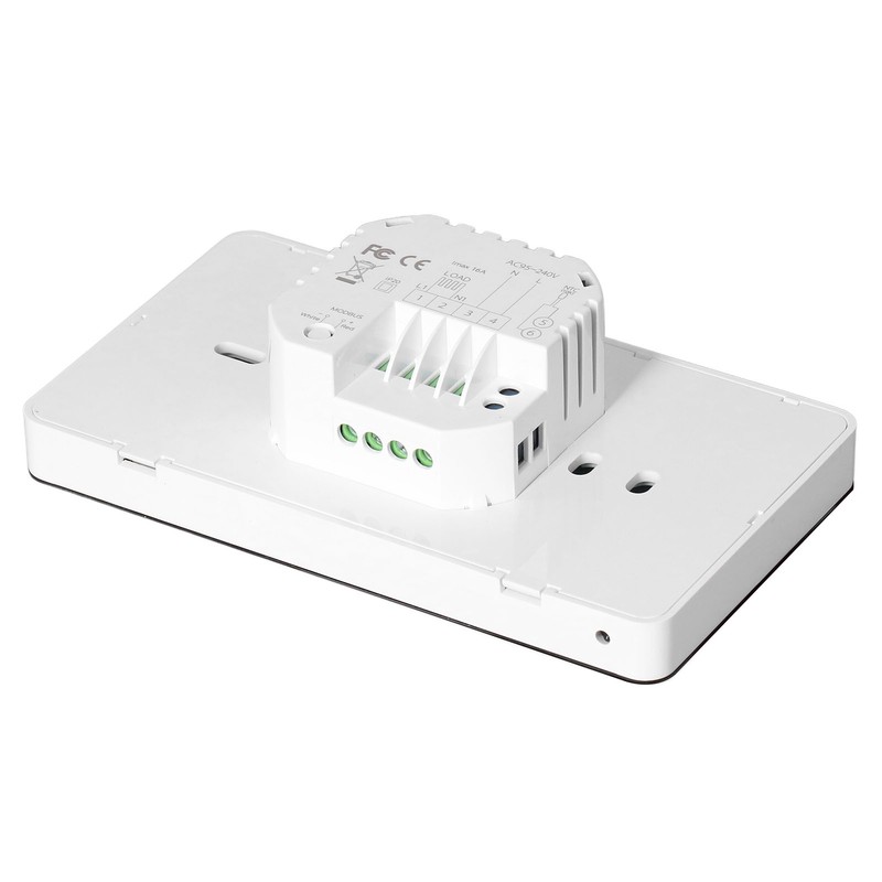 Thermostat with WIFI Voice Control Timed Programmable Slider LCD Negative