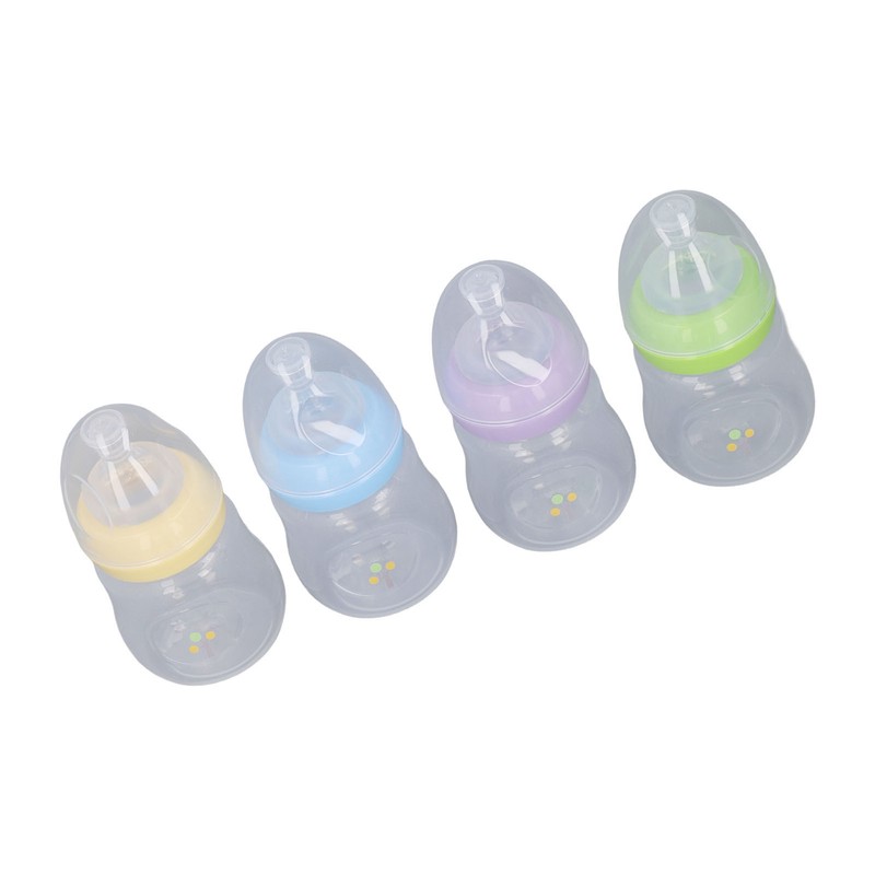 Baby Bottle Gift Set Colorful 6 Oz PP Boys Girls