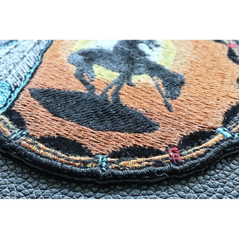 End of The Trail Small Patch - 3.5x3.5 inch. Embroidered