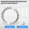 Stainless Steel Spikes Compatible with Segway Navimow i105E-i108E Models, Diameter