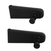 1 Pair Bike Rearview Mirror Plastic Handle Foldable 360 Degree
