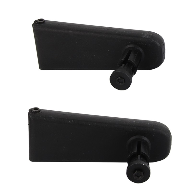 1 Pair Bike Rearview Mirror Plastic Handle Foldable 360 Degree