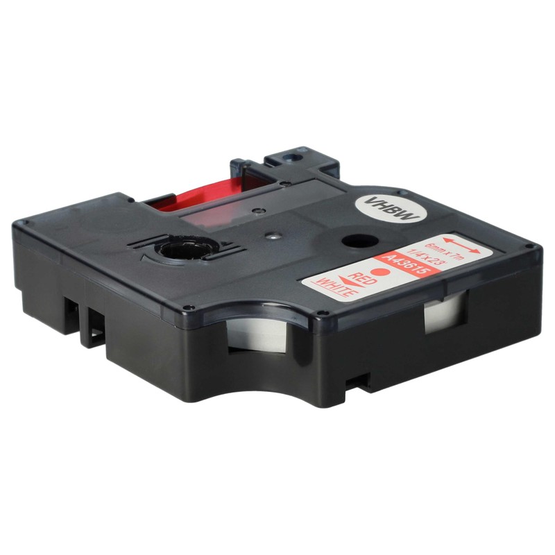 vhbw Schriftband-Kassette Ersatz für Dymo D1, 43615 für Etiketten-Drucker 7m