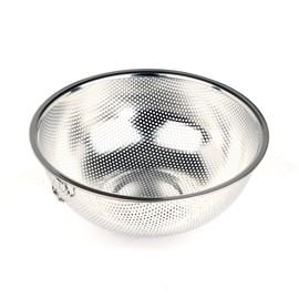Queen Sense Domestic Stainless Vegetable Tray Punching Ball Stainless Steel Perforated Basket 21cm / 퀸센스 국산 스테인레스 야채 채반 펀칭볼 스텐 타공바구니21cm