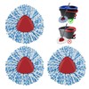 3 Pack Spin Mop Replace Head Compatible with Rinseclean 2