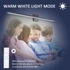 Ralbay 24in Dimmable Black Vanity Light with Remote Control Color