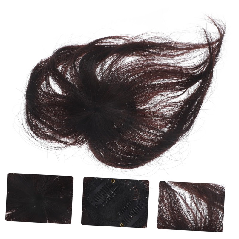 IWOWHERO Hair Piece Clip Topper for Women Lightweight Hair Toppers