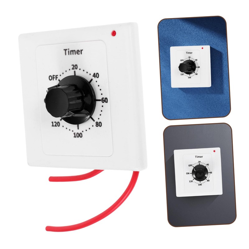 Operitacx Digitaler Timer Schalter mit LED Display Programmierbare Zeitschaltuhr für