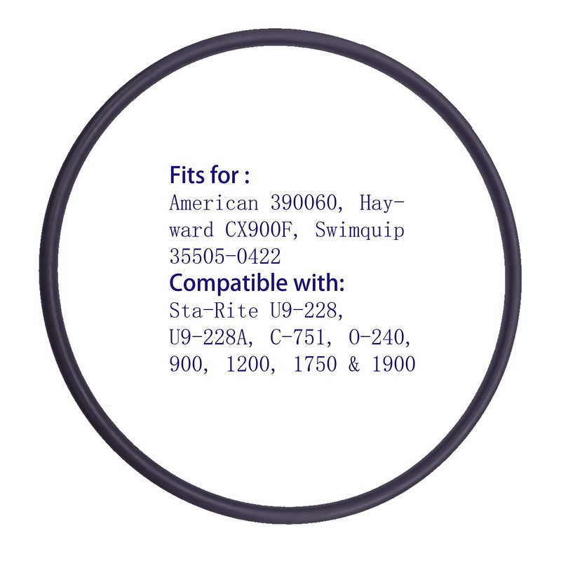 CX900F 0-240 Tank Lid O-Ring for Hayward Star-Clear Plus U9-228A