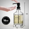 GLADPURE 2 Pack Soap Dispenser, 18 Oz Antique Design Thick