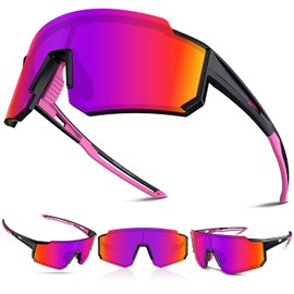 Polarized Sports Sunglasses for Men Women Youth Baseball Running Cycling Driving Fishing Tennis Golf Motor TAC UV400 TR90