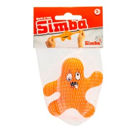Simba 108614691 Stretchy, Orange, 9 cm, Ansti Stress Toy, Crushable, from 3 Years